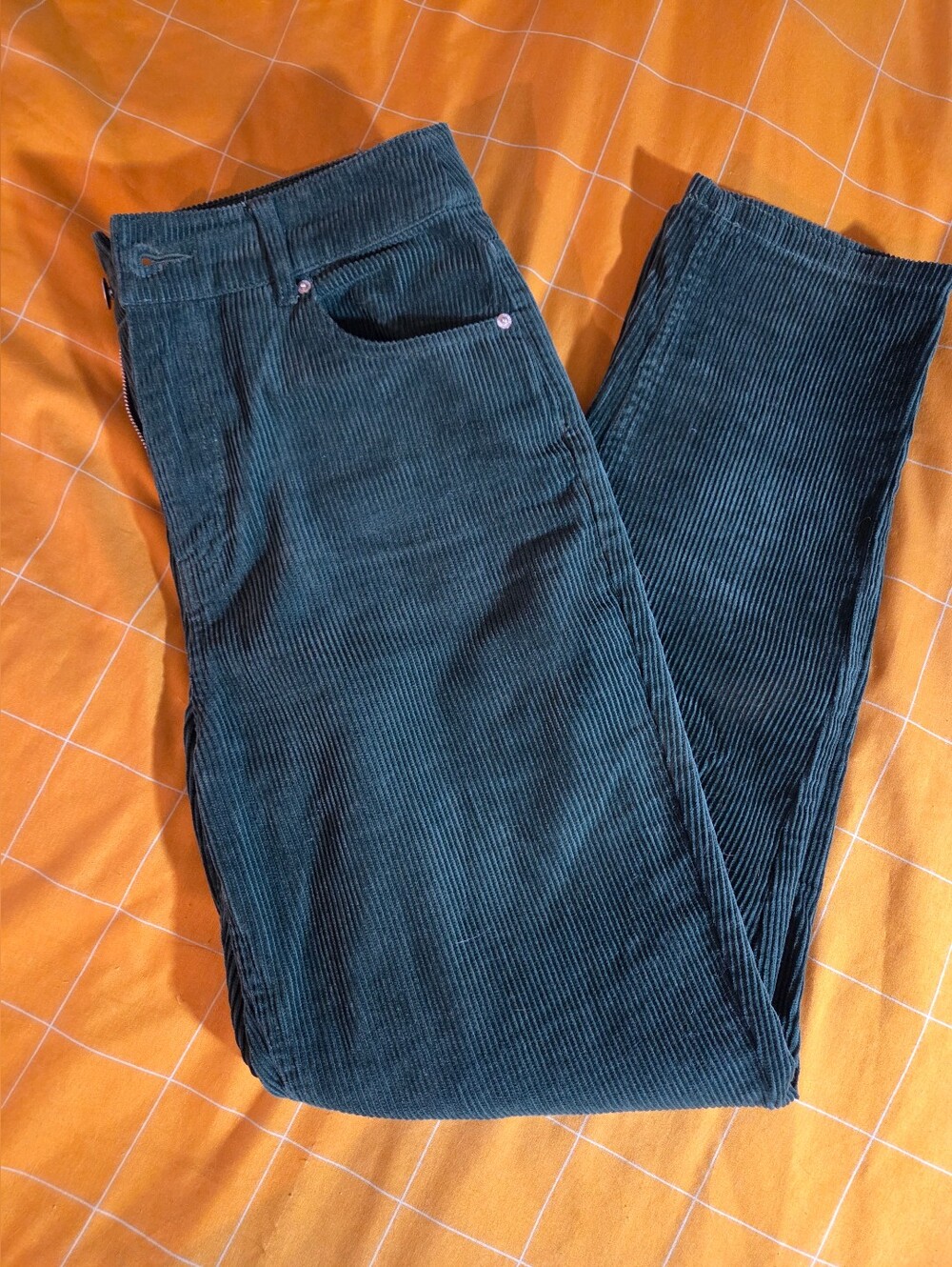 Twik Forest Green Corduroy Pants